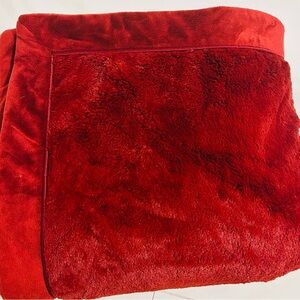 Restoration Hardware Scarlet Plush Throw